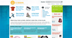 Desktop Screenshot of e-skate.cz