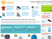 Tablet Screenshot of e-skate.cz
